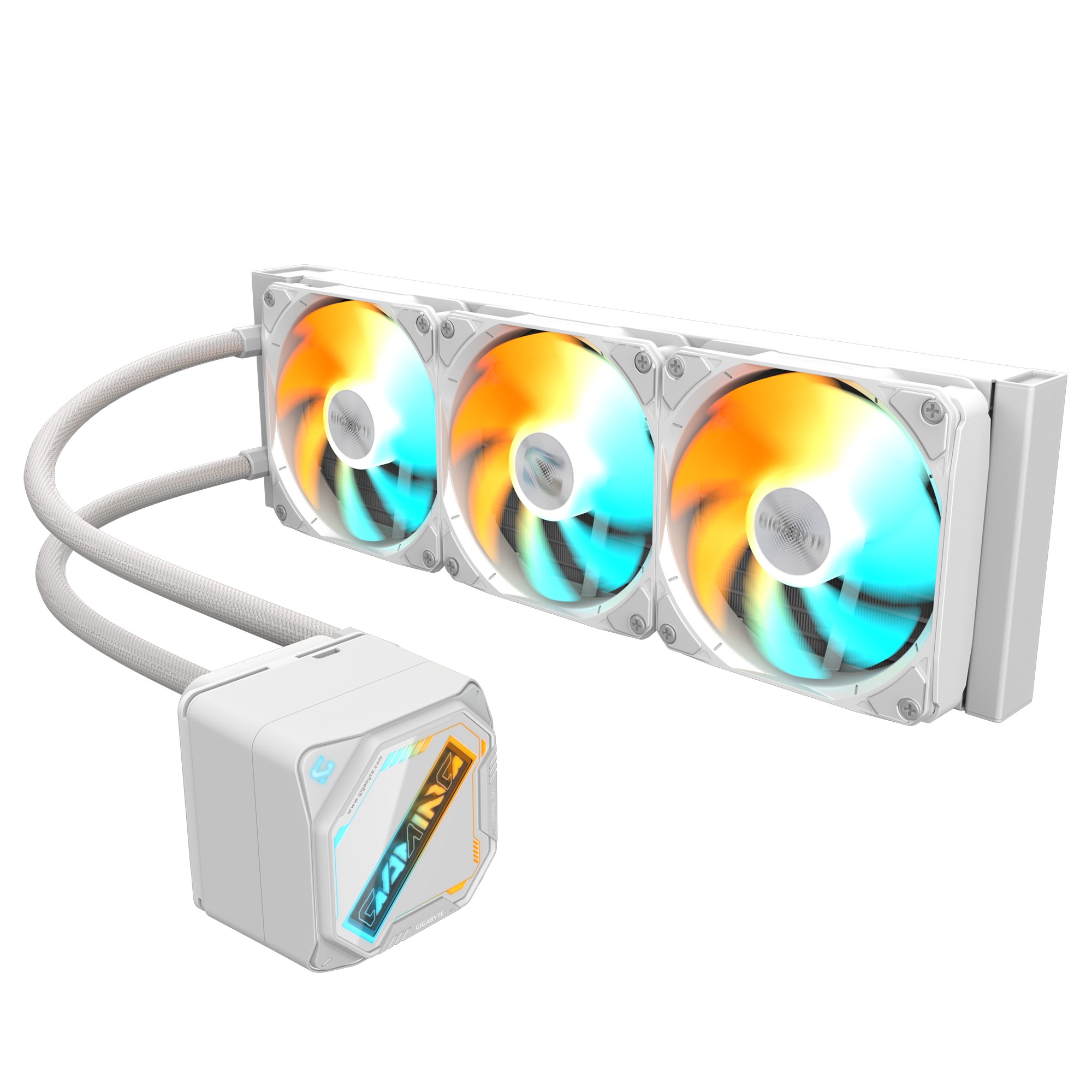 Dissipatore A Liquido GIGABYTE GAMING 360 ICE 360 mm DAISY-CHAIN ARGB Bianco - Immagine 1
