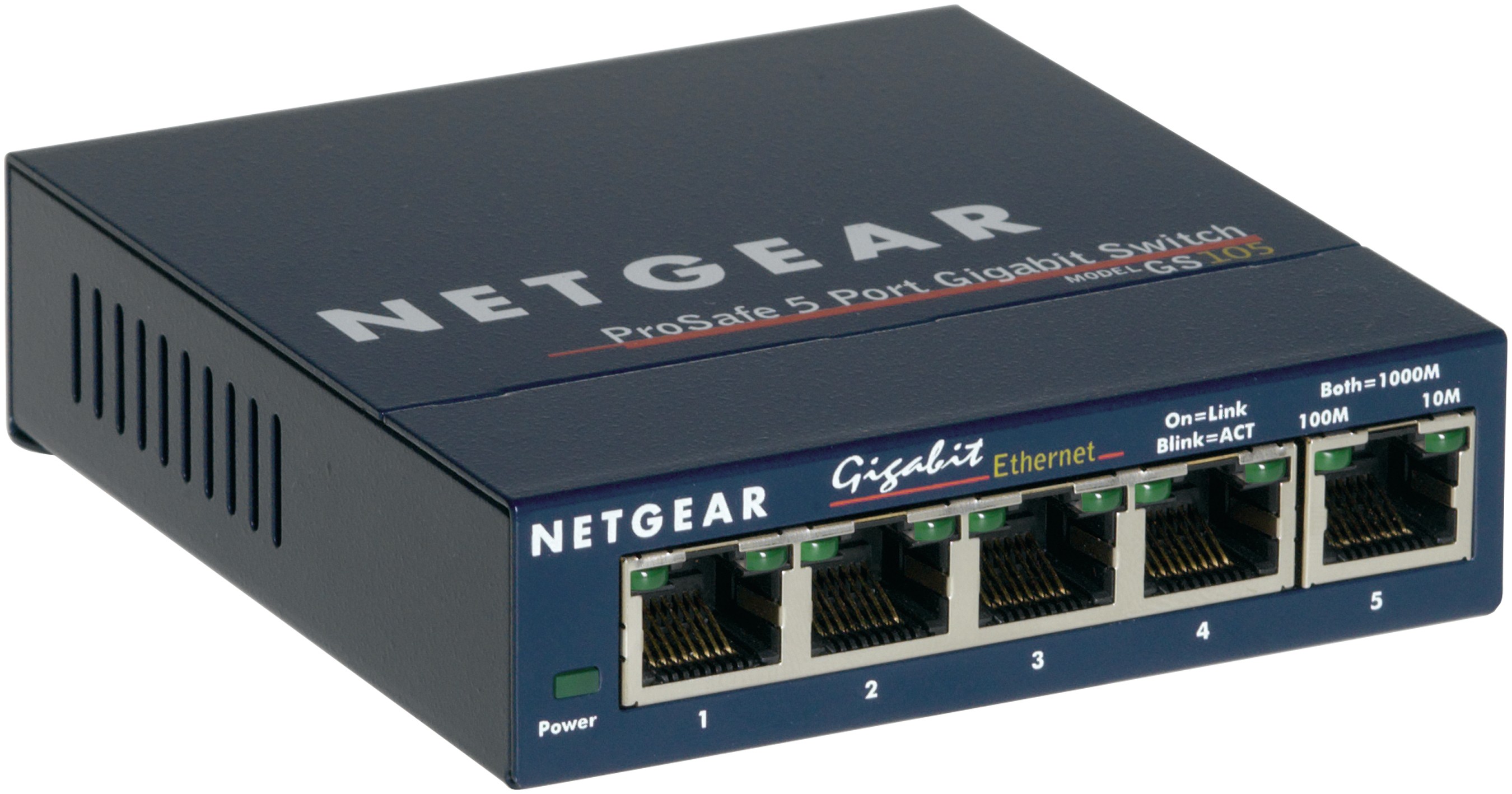 Switch NETGEAR Pro Safe 5 Porte 10/100 Mbps GS105GE - Immagine 1