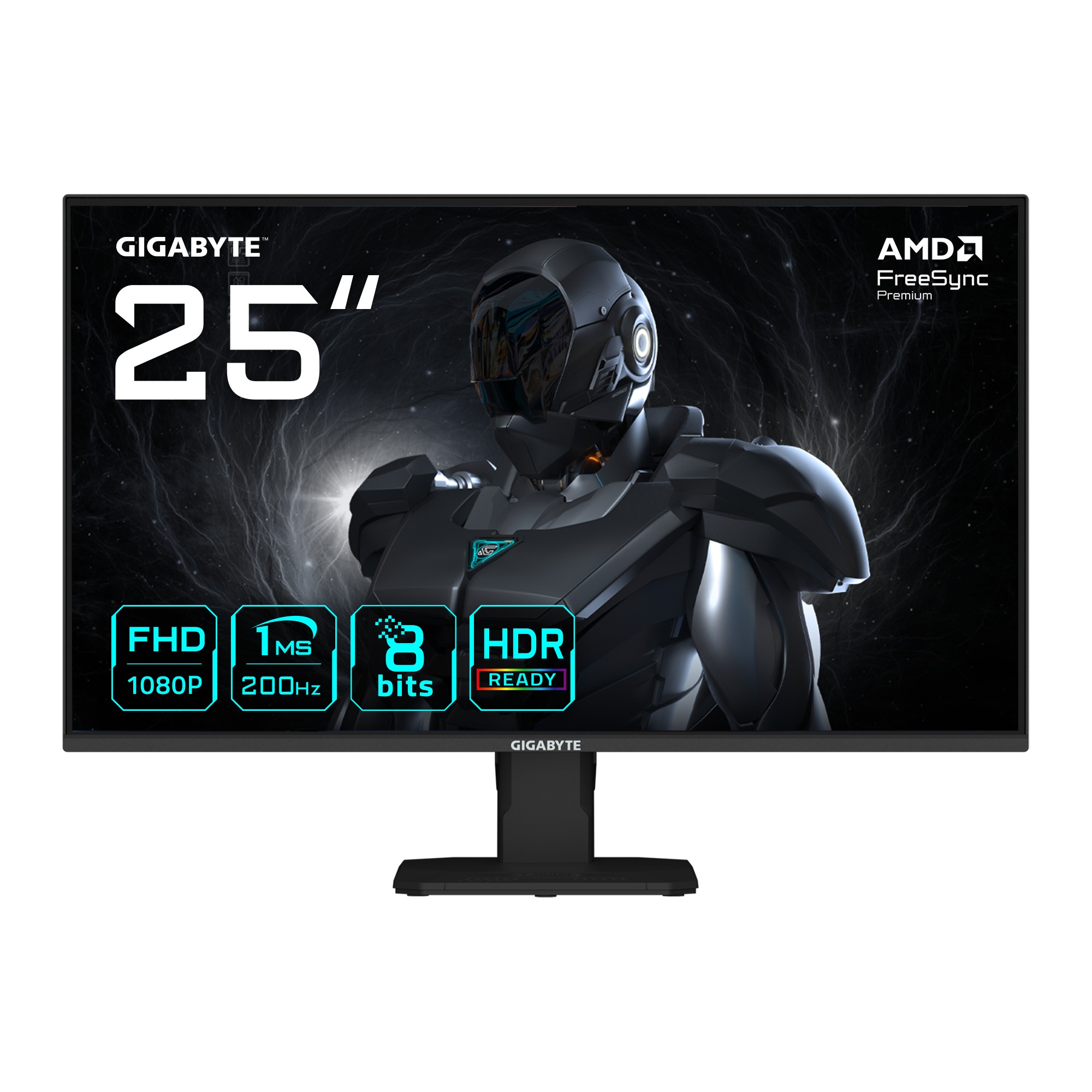 Monitor GIGABYTE G25F2EU 25 FHD 200Hz SS-IPS FreeSync Premium - Immagine 1