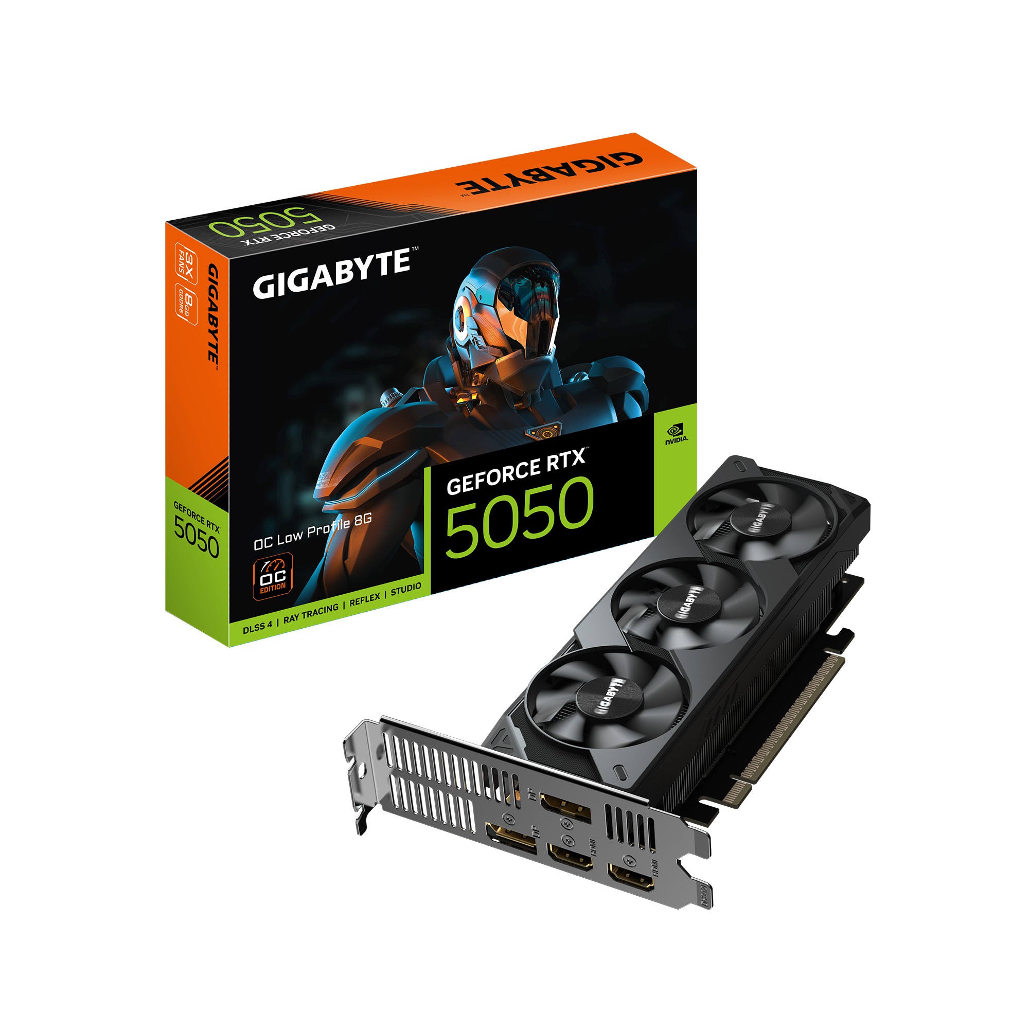 Scheda Video GIGABYTE GeForce RTX 5050 OC Low Profile 8G - Immagine 1