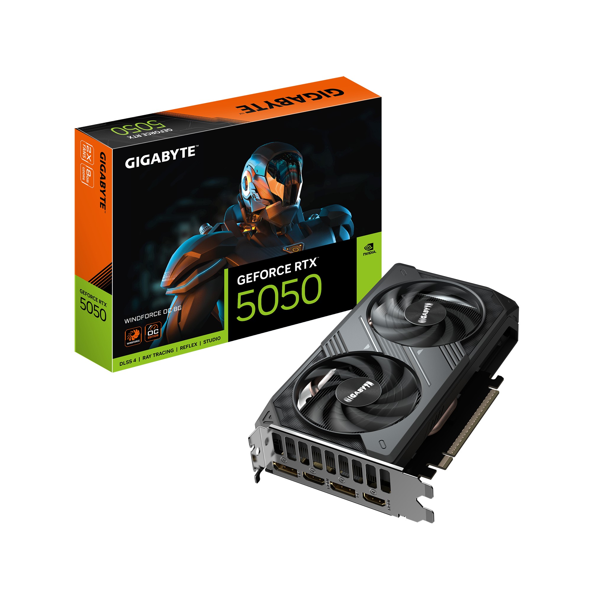 Scheda Video GIGABYTE GeForce RTX 5050 WINDFORCE OC 8G - Immagine 1