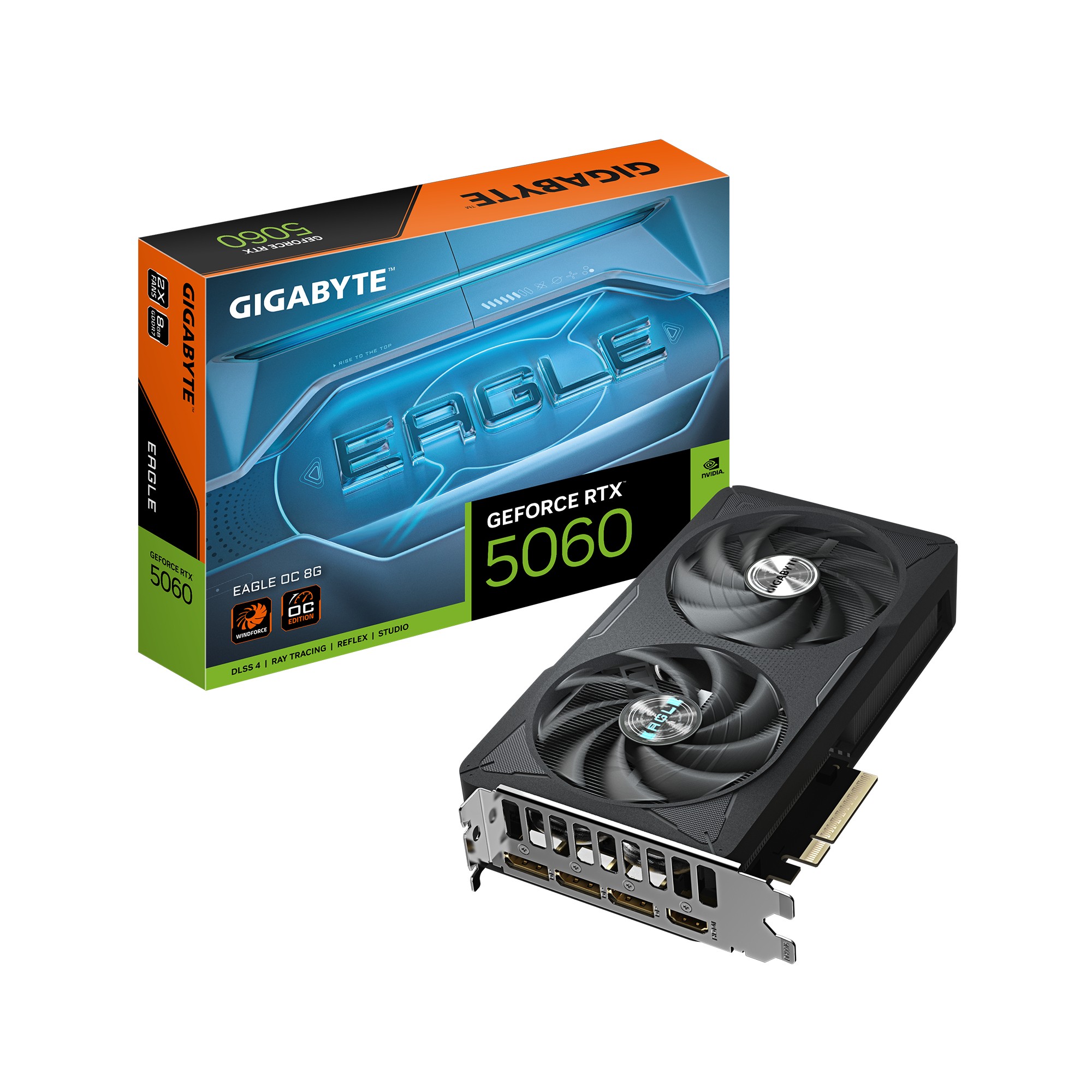 Scheda video Gigabyte GeForce RTX 5060 8GB EAGLE OC - Immagine 1