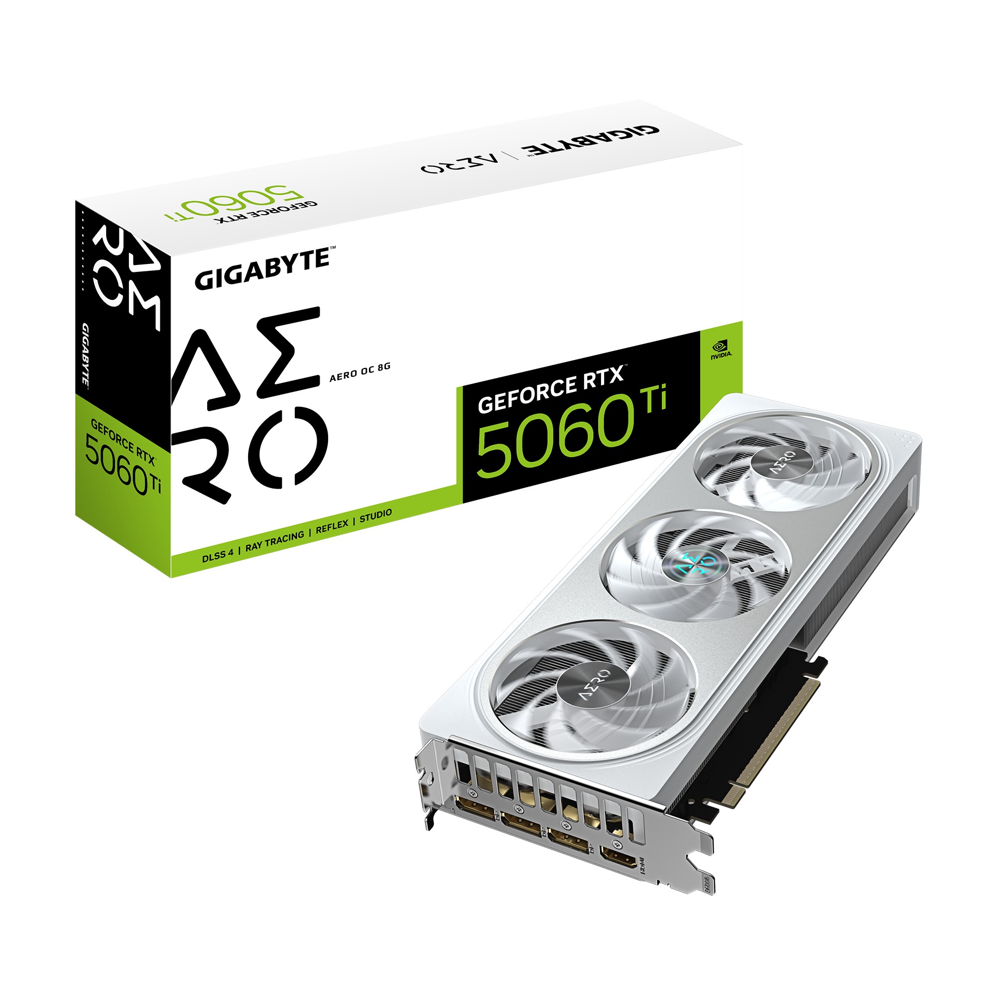 Scheda Video Gigabyte GeForce RTX 5060 TI 8GB Aero OC - Immagine 1