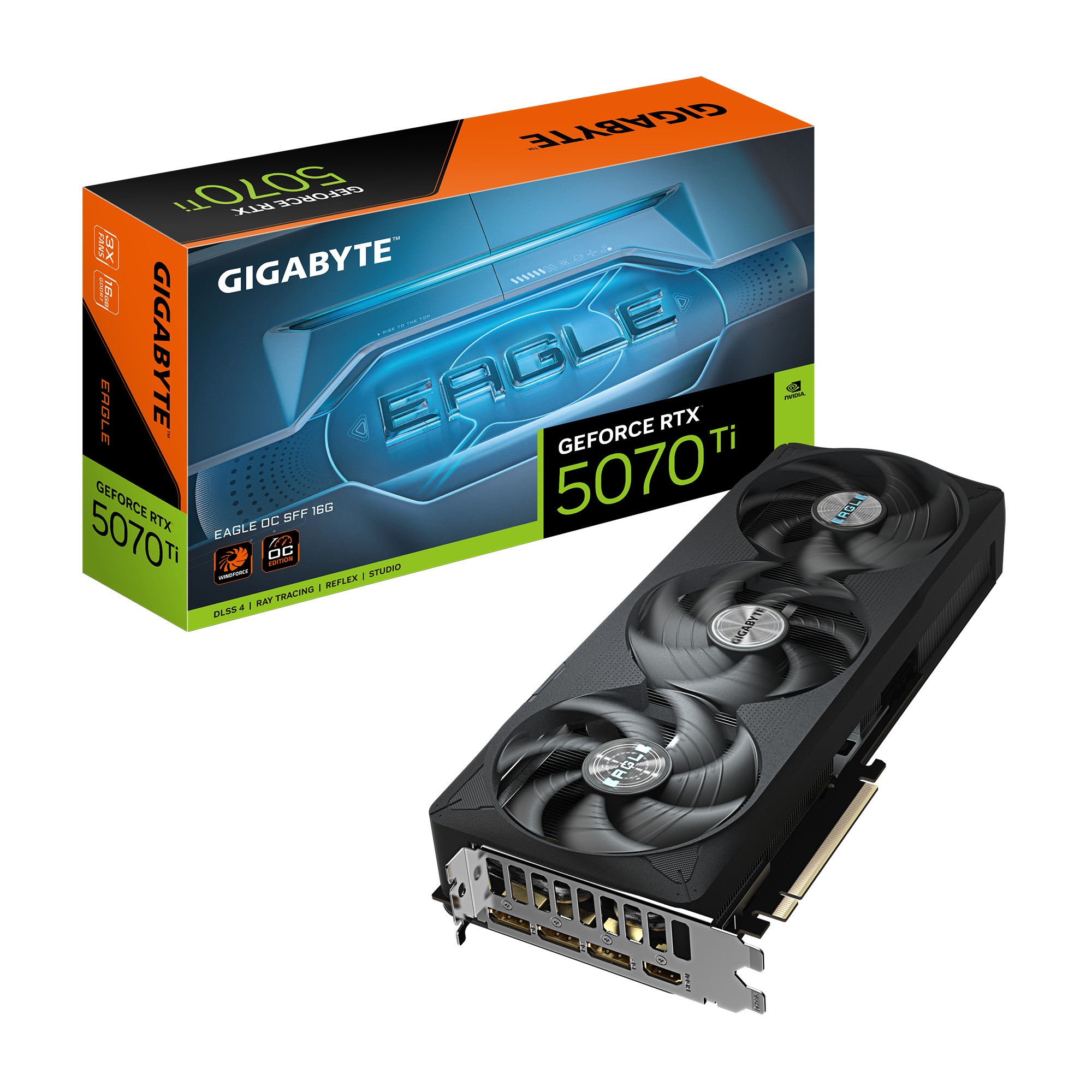 Scheda Video Gigabyte GeForce RTX 5070 Ti Eagle OC SFF 16G GDDR7 - Immagine 1