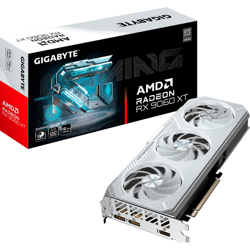 Scheda Video GIGABYTE Radeon RX 9060 XT OC ICE 16G - Immagine 1