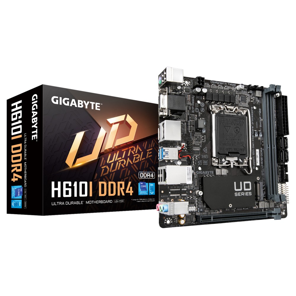 Scheda Madre GIGABYTE GA-H610I DDR4 socket 1700 - Immagine 1