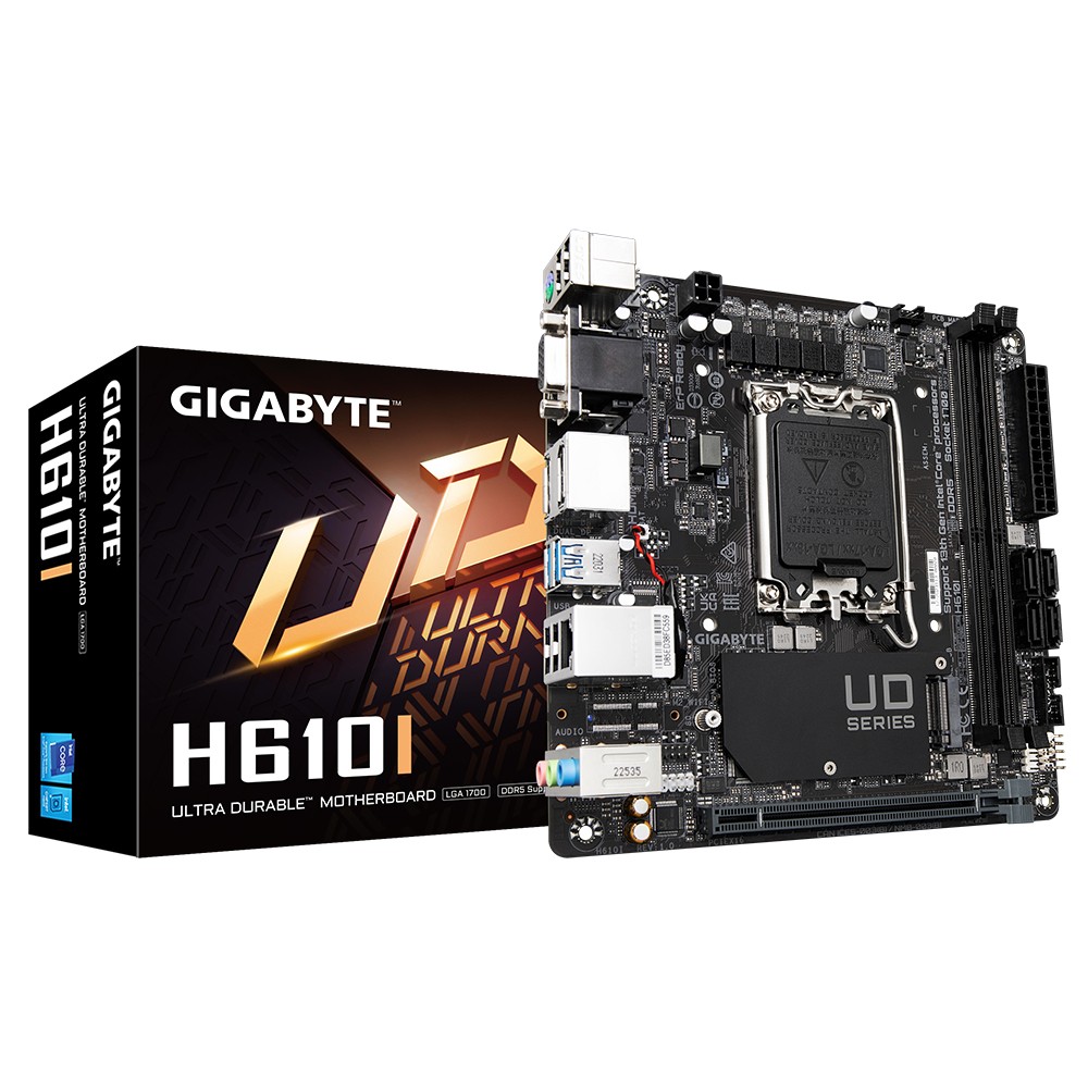 Scheda Madre Gigabyte GA-H610I Socket 1700 - Immagine 1