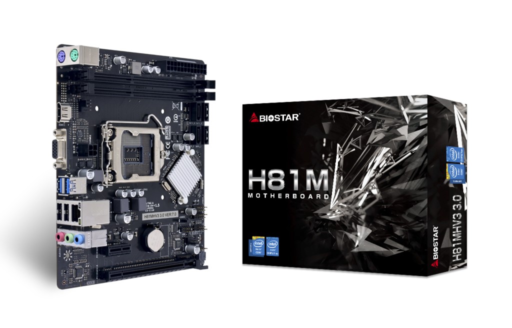 Scheda Madre Biostar H81 Intel H81 LGA 1150 micro ATX - Immagine 1