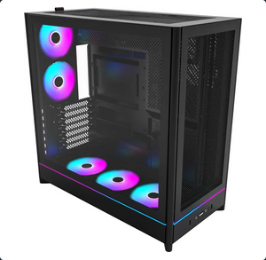 Case Montech HS01 PRO Midi Tower ATX aRGB Vetro Temperato Nero - Immagine 1