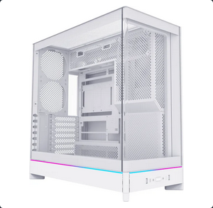 Case Montech HS02 Midi Tower ATX Vetro Temperato ARGB Bianco - Immagine 1