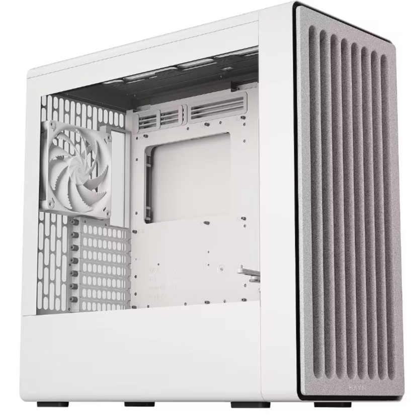 Case HAVN BF 360 Flow Midi Tower E-ATX Vetro Temperato Bianco - Immagine 1