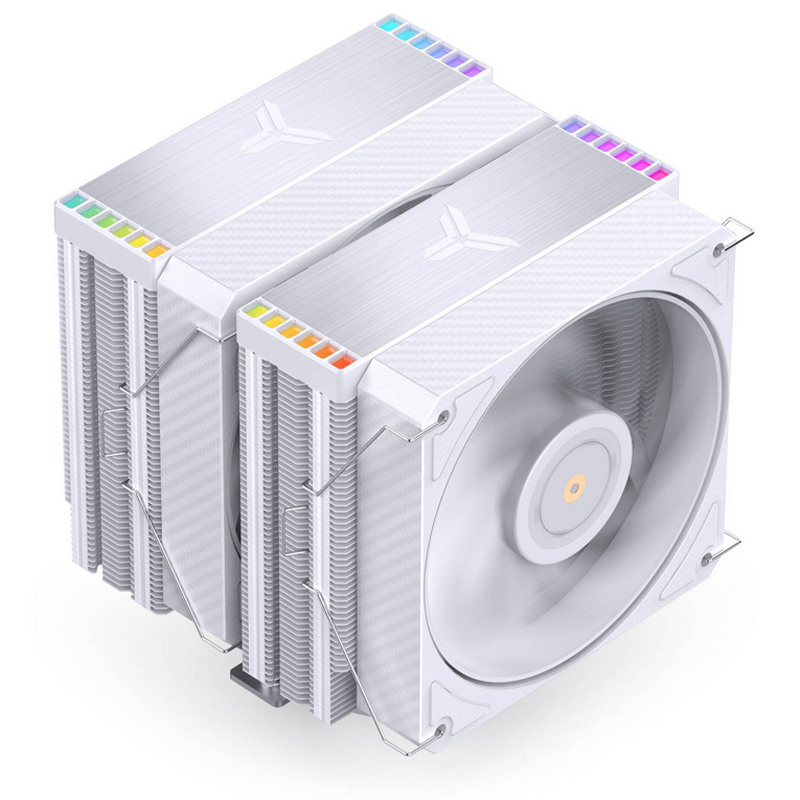 Dissipatore Ad Aria Jonsbo HX6280 CPU PWM RGB 130mm Bianco - Immagine 1
