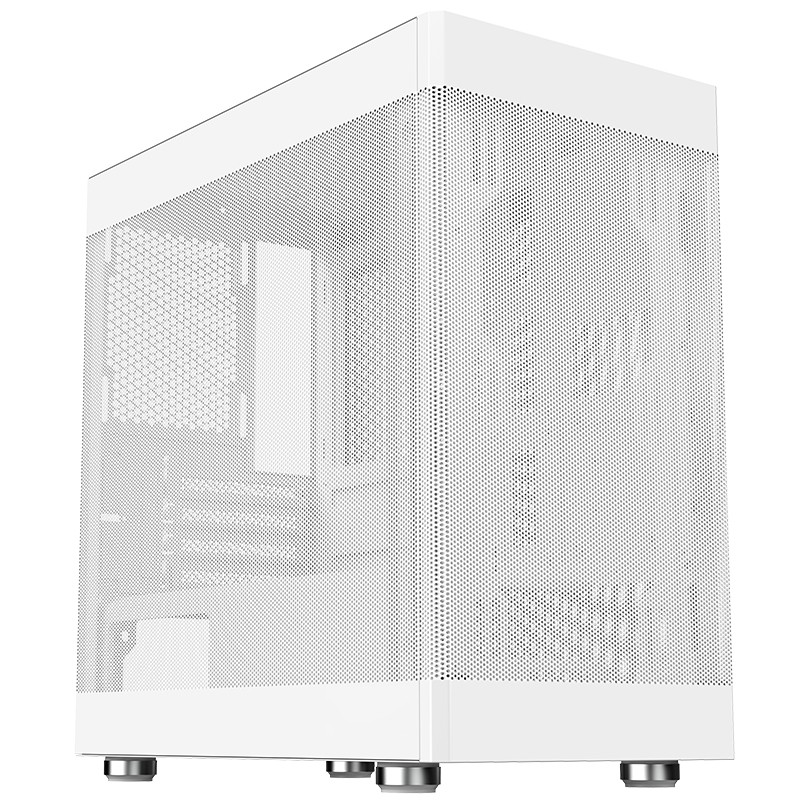 Case Itek PROMESH 35W Gaming Office Mini Tower White Edition - Immagine 1