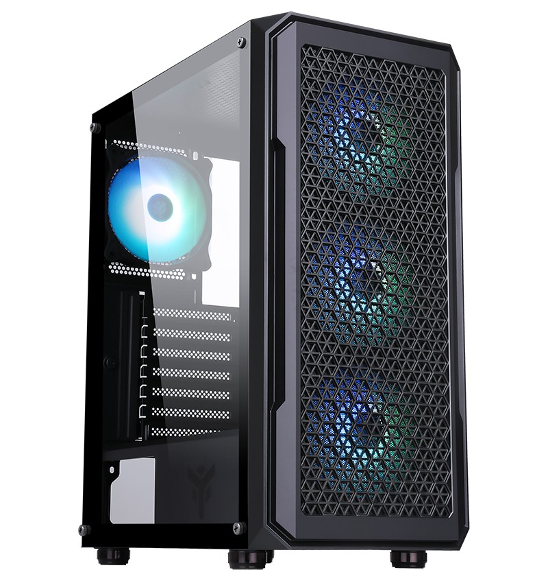 Case Itek SIX TRIANGLE Midi Tower ARGB - Immagine 1
