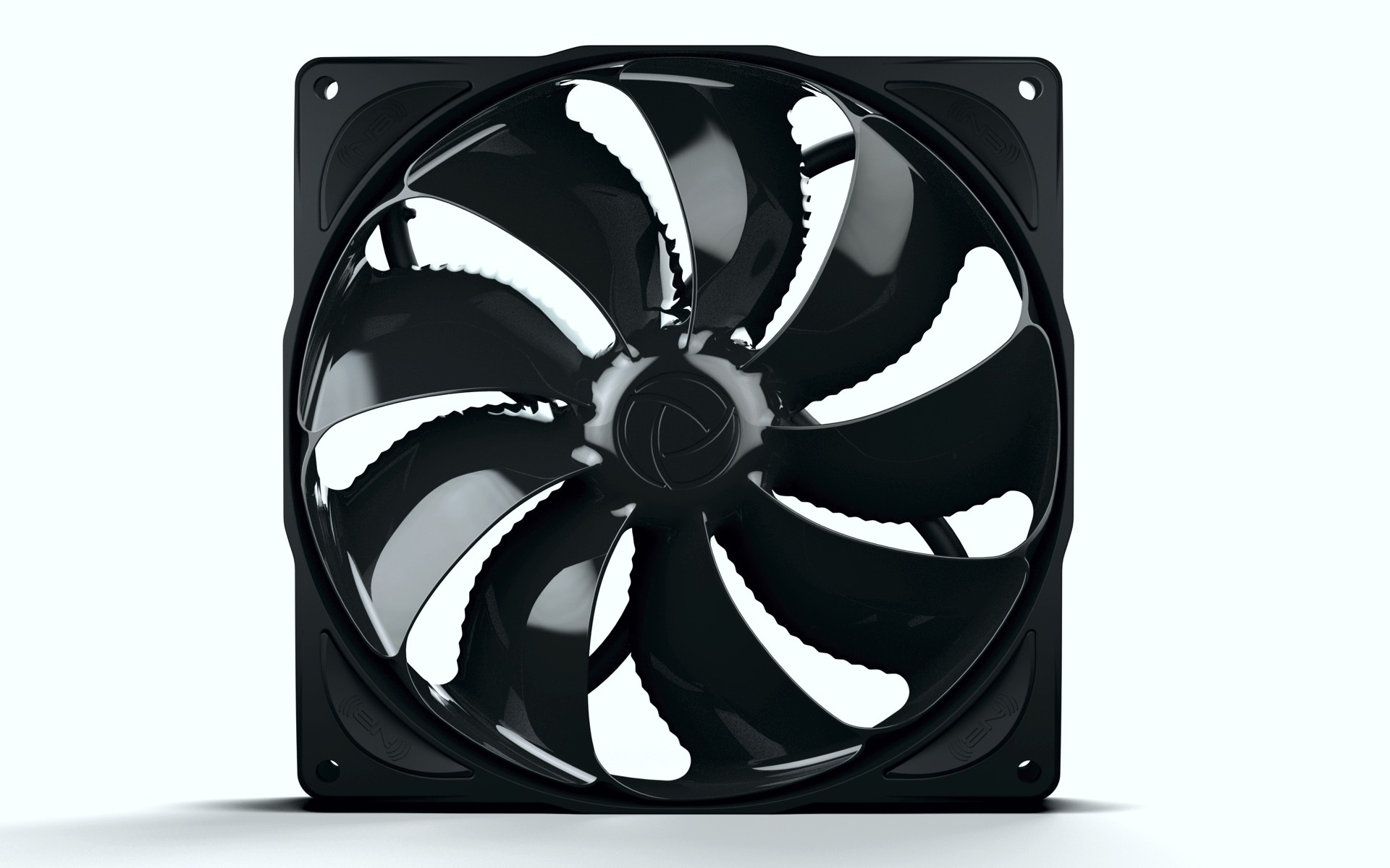 Ventola Noiseblocker NB-eLoop B14-PS Nero Edition 140mm PWM - Immagine 1