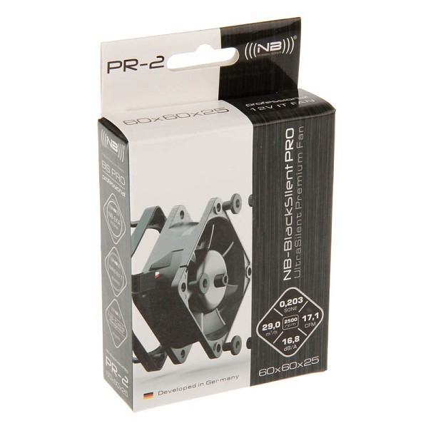 Ventola Noiseblocker BlackSilent Pro PR-2 60mm - Immagine 1