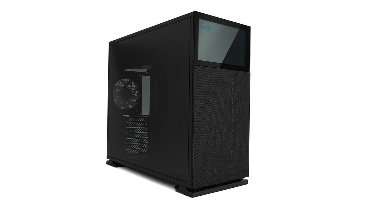 Case InWin N127 Midi Tower Vetro Temperato Nero - Immagine 1