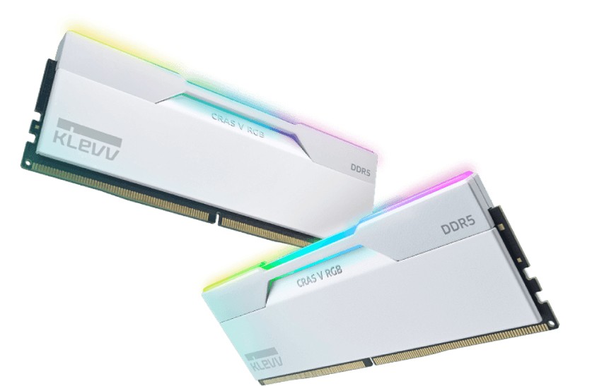 Ram KLEVV CRAS V DDR5 32Gb (2x16) 6000Mhz RGB CL30 XMP/EXPO Bianco