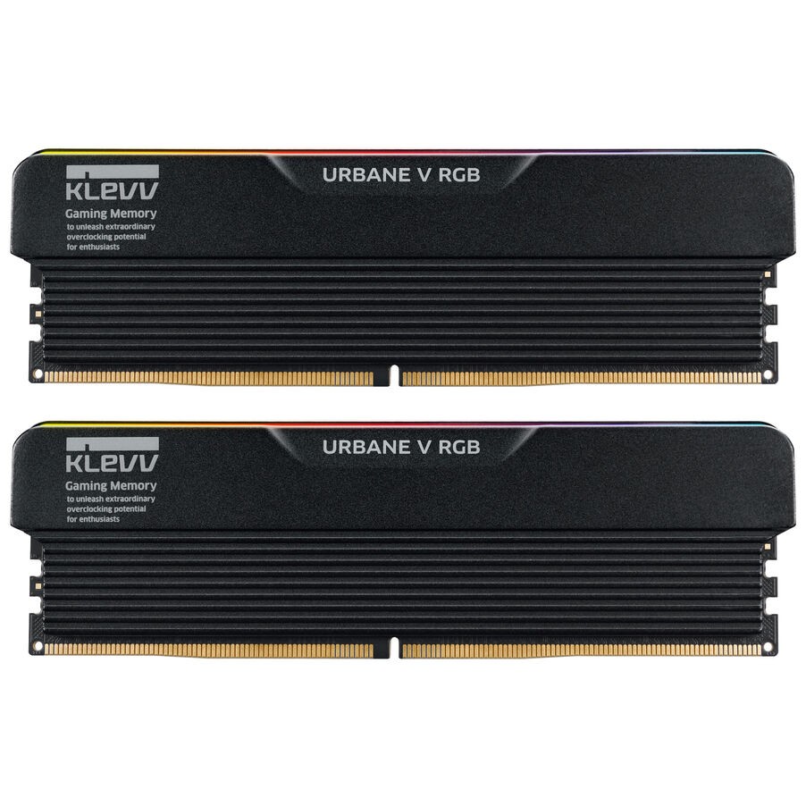 Ram KLEVV URBANE V DDR5 32Gb (2x16) 6000Mhz RGB CL30 XMP/EXPO Nero