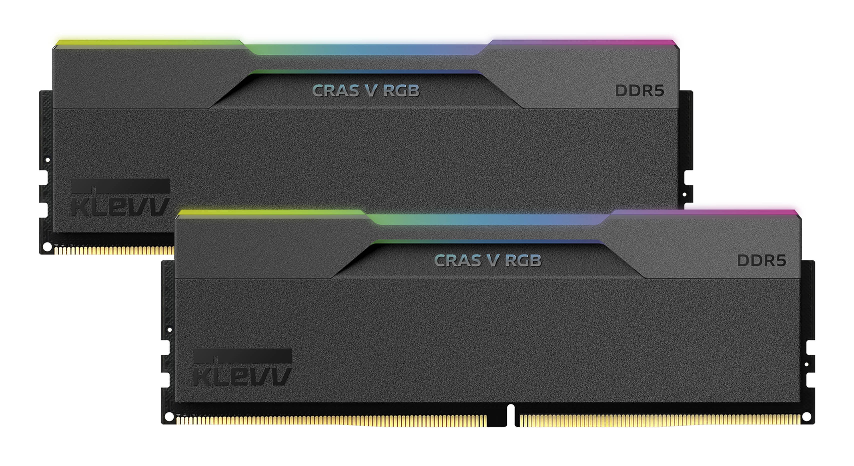 Ram KLEVV CRAS V DDR5 32Gb (2x16) 6000Mhz RGB CL28 XMP/EXPO Nero