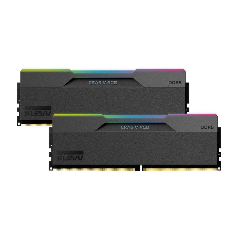 Ram KLEVV CRAS V DDR5 64Gb (2x32) 6000Mhz RGB CL30 XMP/EXPO Nero