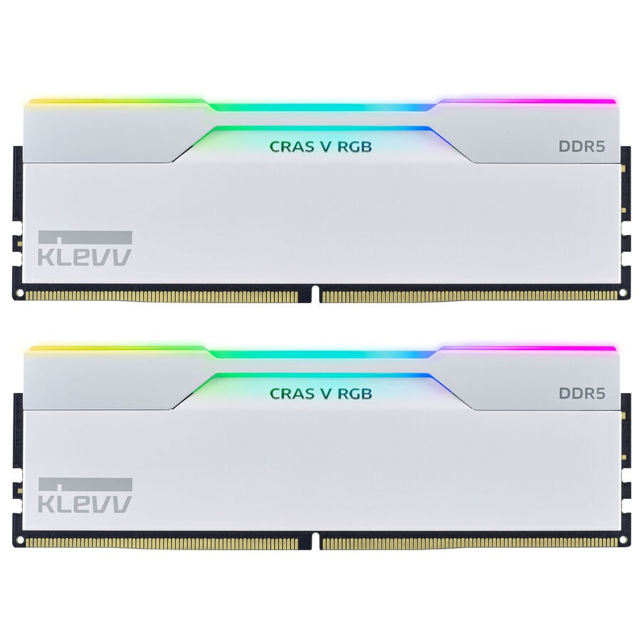 Ram KLEVV CRAS V DDR5 64Gb (2x32) 6000Mhz RGB CL30 XMP/EXPO Bianco