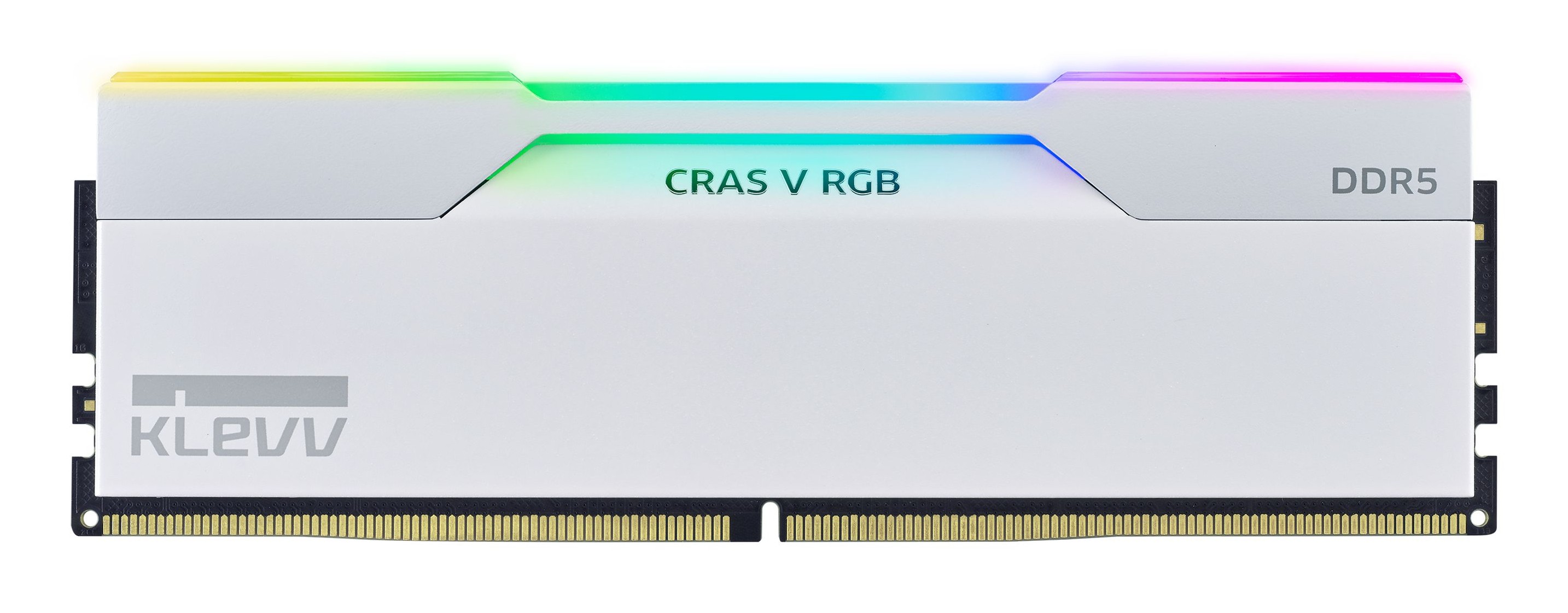 Ram KLEVV CRAS V DDR5 64Gb (2x32) 6400Mhz RGB CL32 XMP/EXPO Bianco