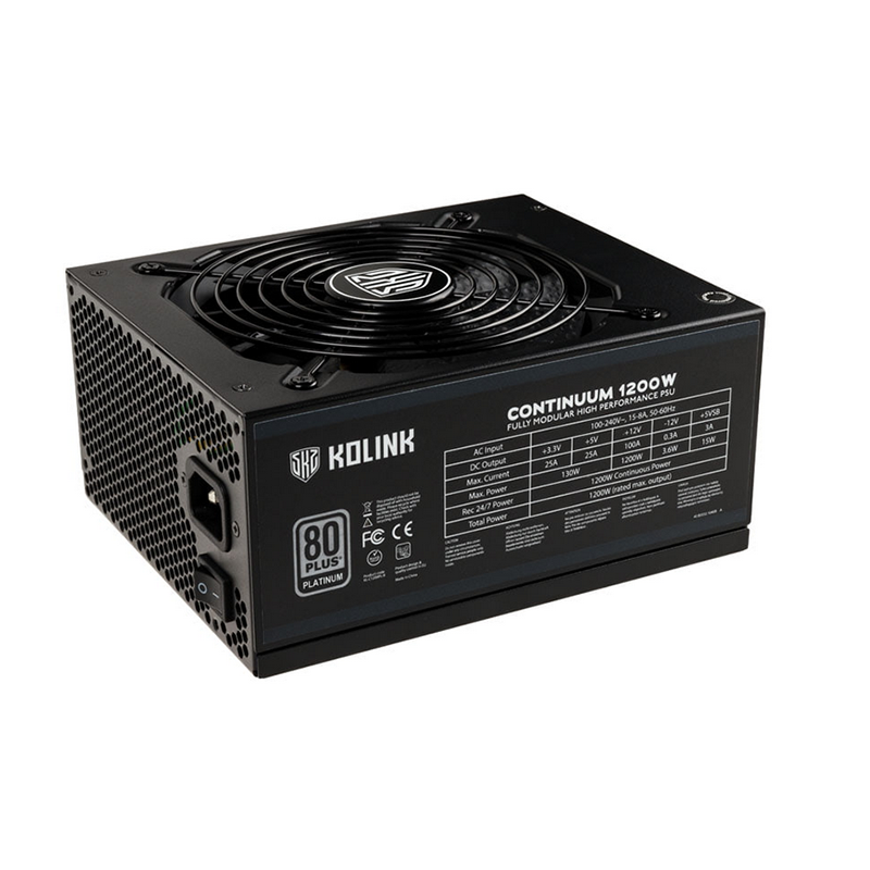 Alimentatore Kolink Continuum 80 PLUS Platinum 1200 W - Immagine 1