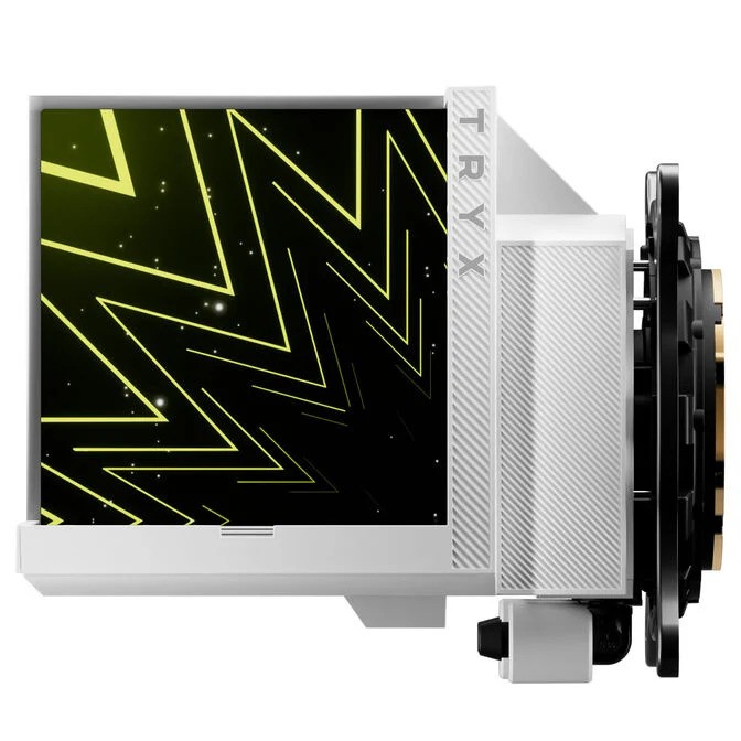 Dissipatore a Liquido TRYX STAGE ARGB 360 Display ips 360mm Bianco - Immagine 1