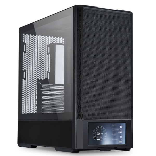 Case Lian Li LANCOOL 207 Digital Midi Tower ATX Vetro Temperato Nero - Immagine 1
