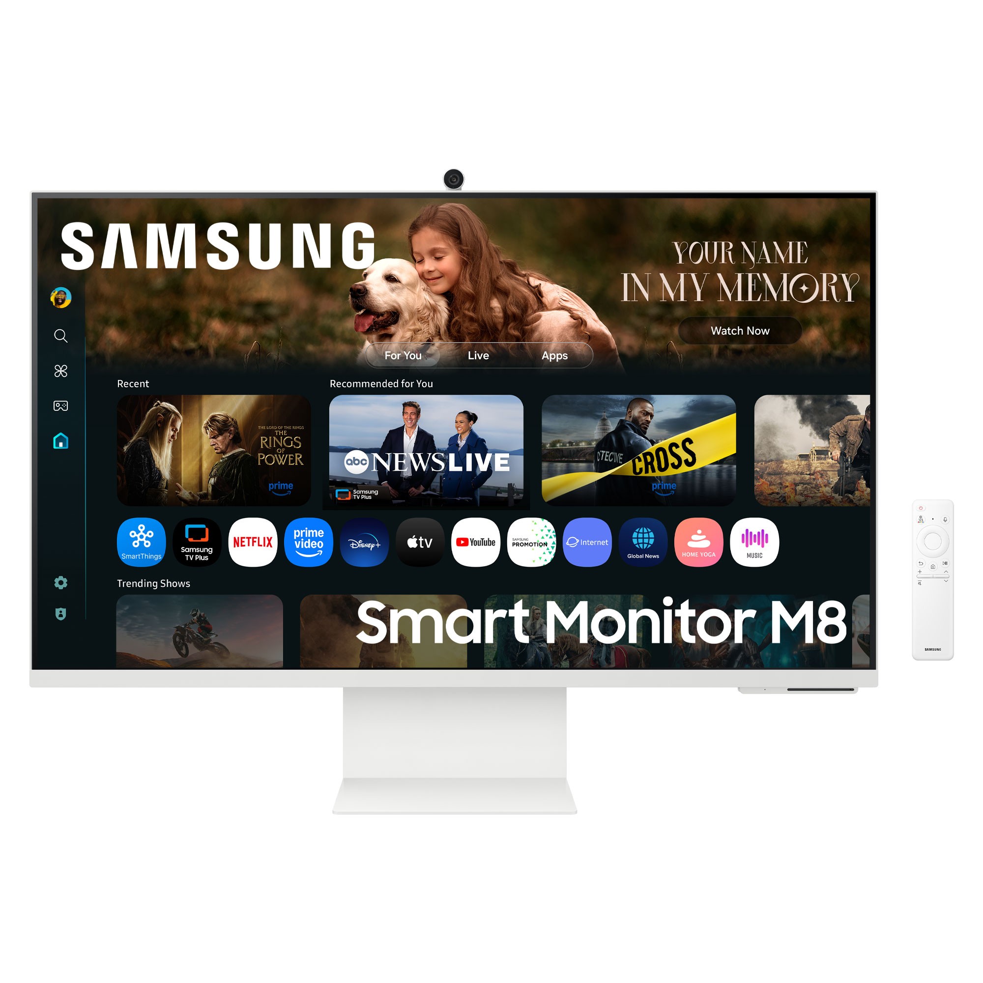 Monitor Samsung M8 Smart Monitor - M80F da 32 UHD - Immagine 1