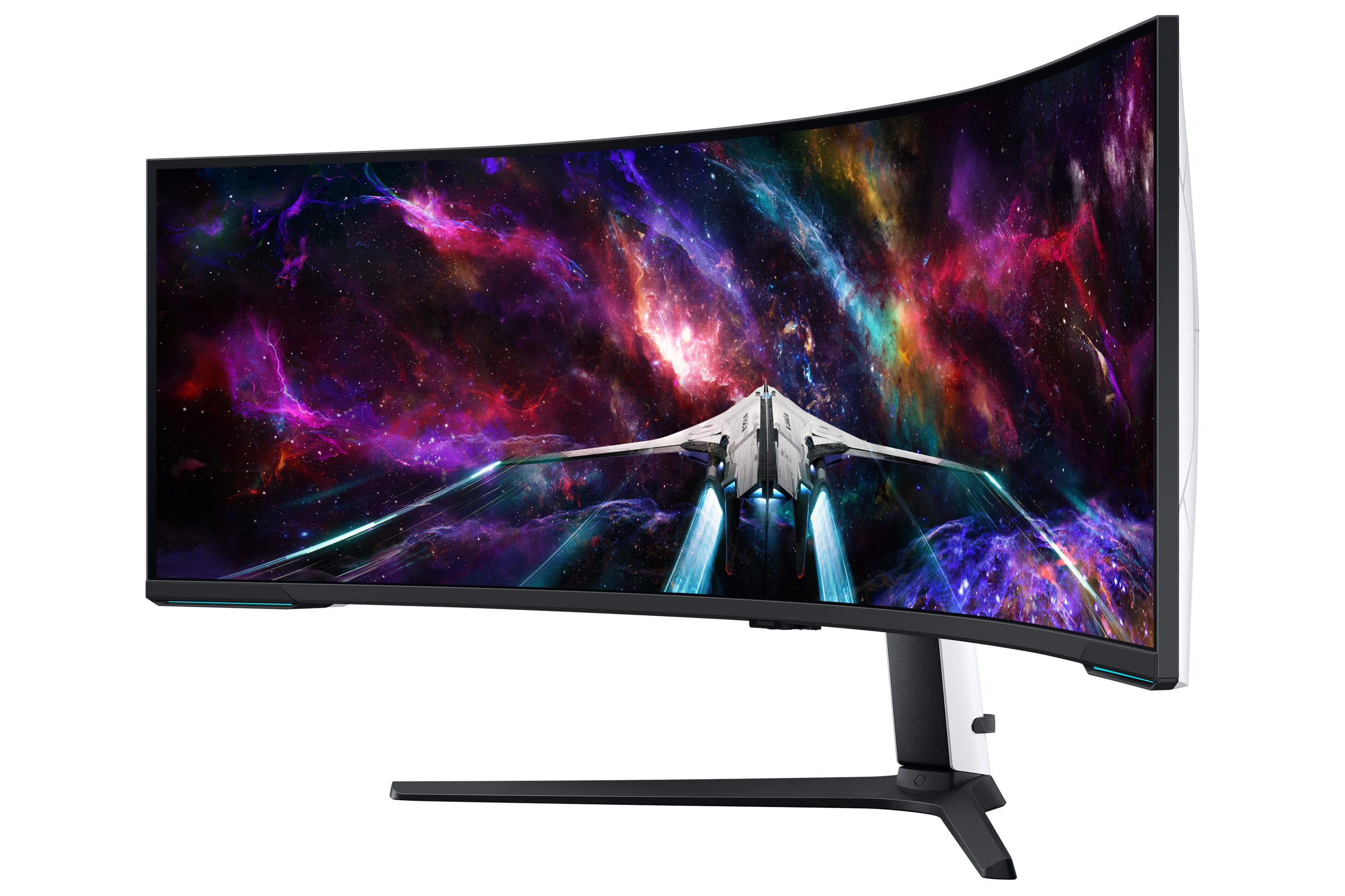 Monitor SAMSUNG Odyssey Neo G95NC S57CG954NU 57'' UWUHD VA AMD Free-Sync G-Sync Bianco/Nero - Immagine 1