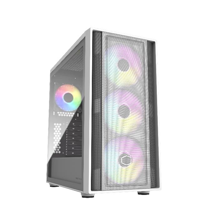 Case Cooler Master MasterBox 600 White Desktop Bianco - Immagine 1