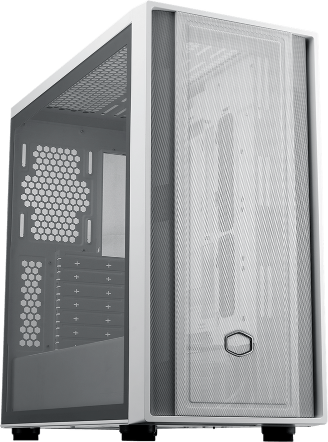 Case Cooler Master MasterBox 600 Lite Midi Tower Vetro Temperato Bianco - Immagine 1
