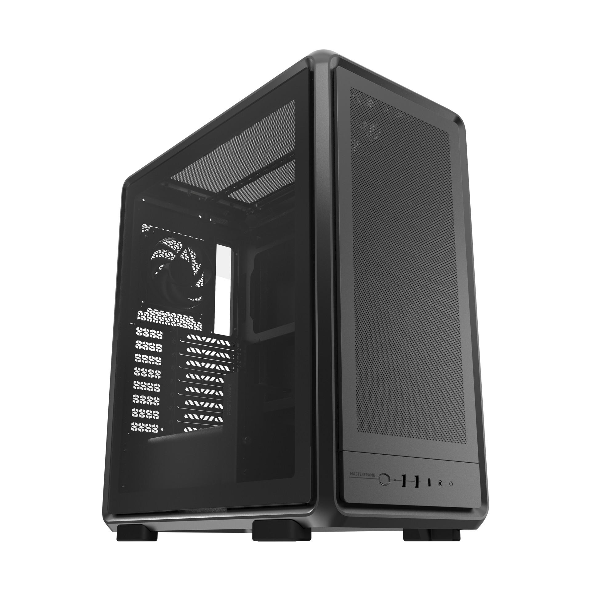 Case Cooler Master MasterFrame 500 Mesh Midi Tower E-ATX Vetro Temperato Nero - Immagine 1