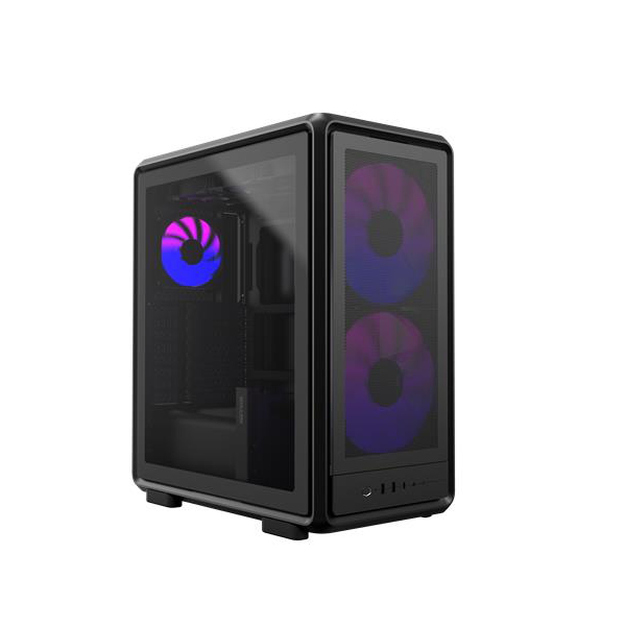 Case Cooler Master MasterFrame 500 Mesh Midi Tower Nero, Trasparente - Immagine 1