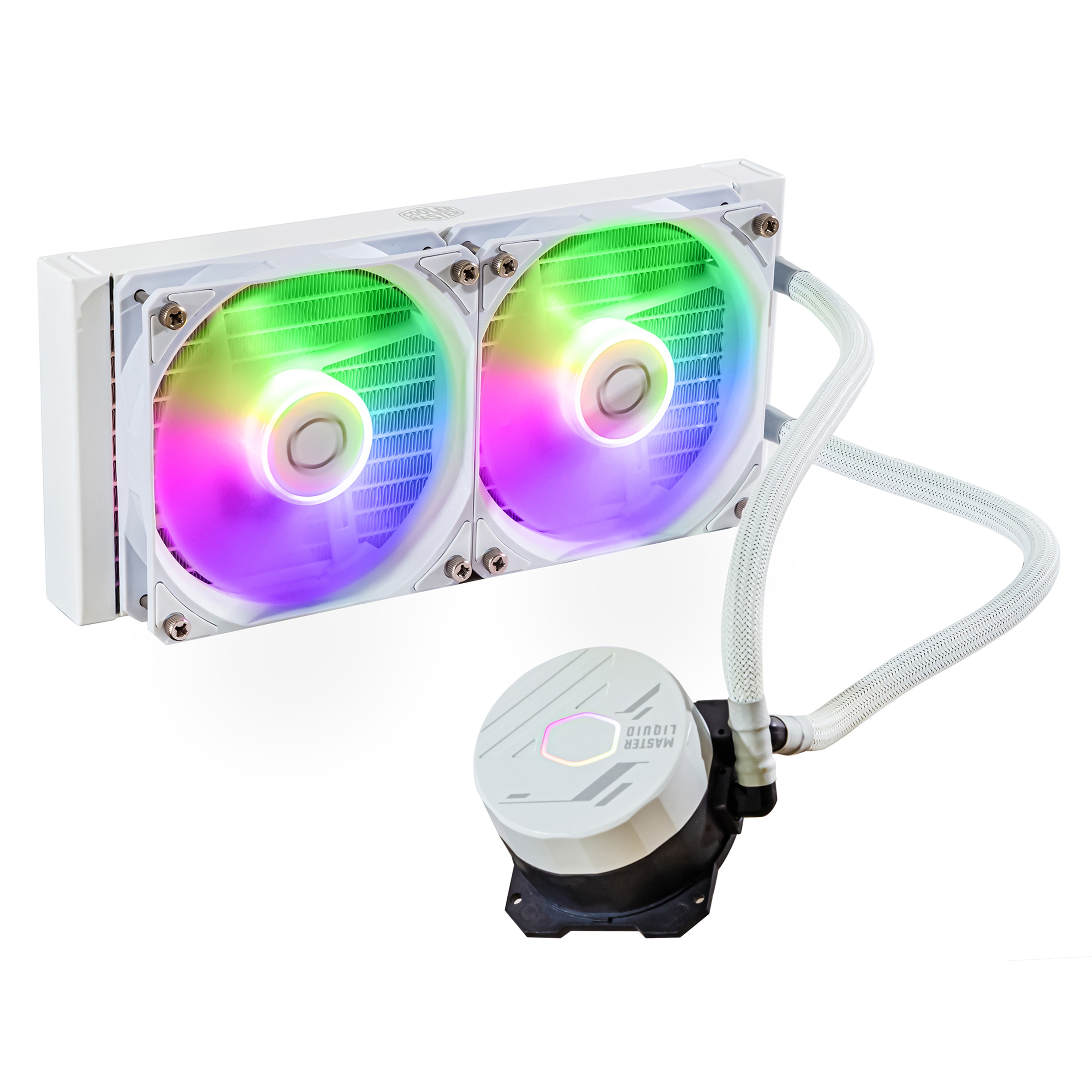 Dissipatore A Liquido Cooler Master MasterLiquid 240L Core ARGB Bianco - Immagine 1