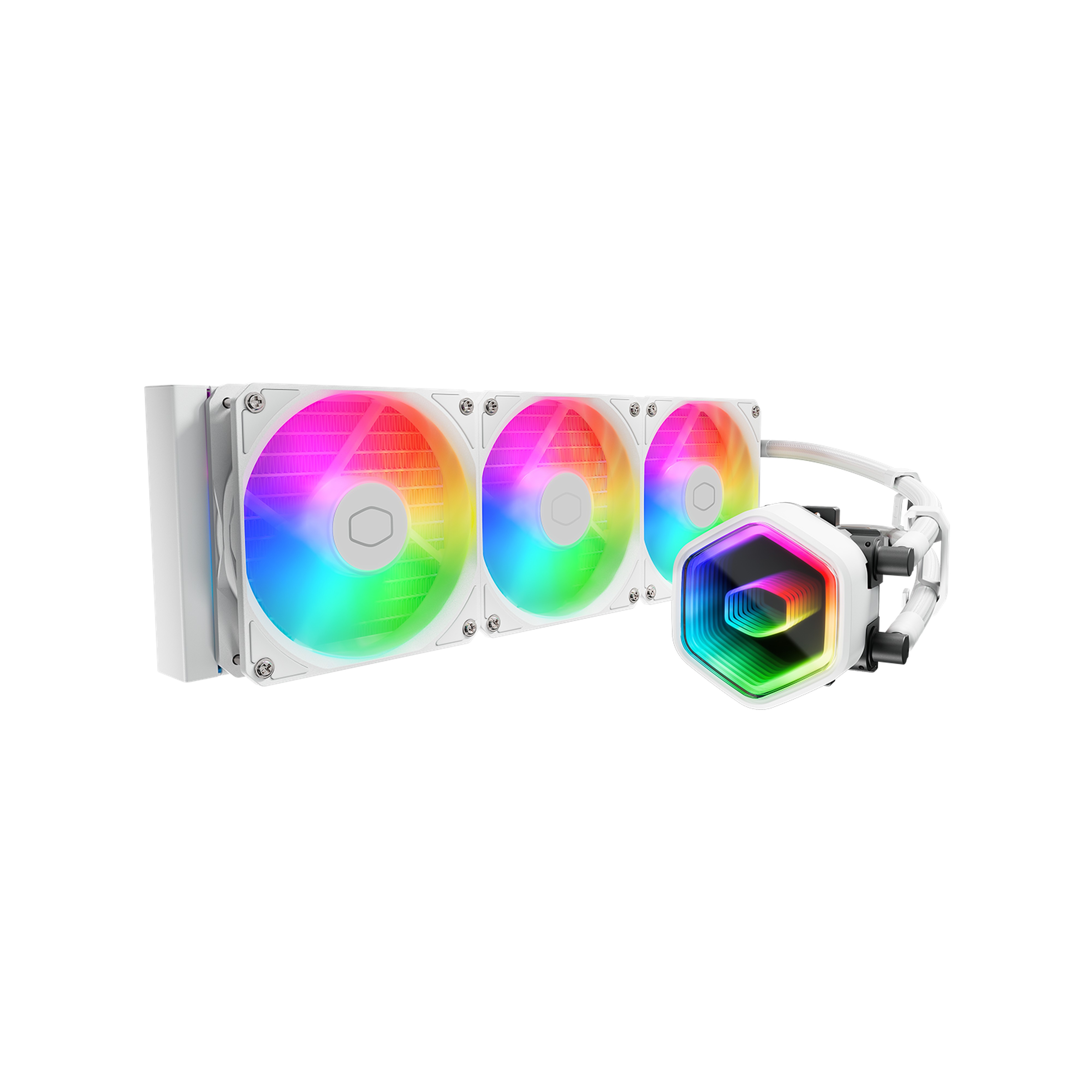 Dissipatore a Liquido Cooler Master MasterLiquid 360 Core II 12 cm Bianco - Immagine 1