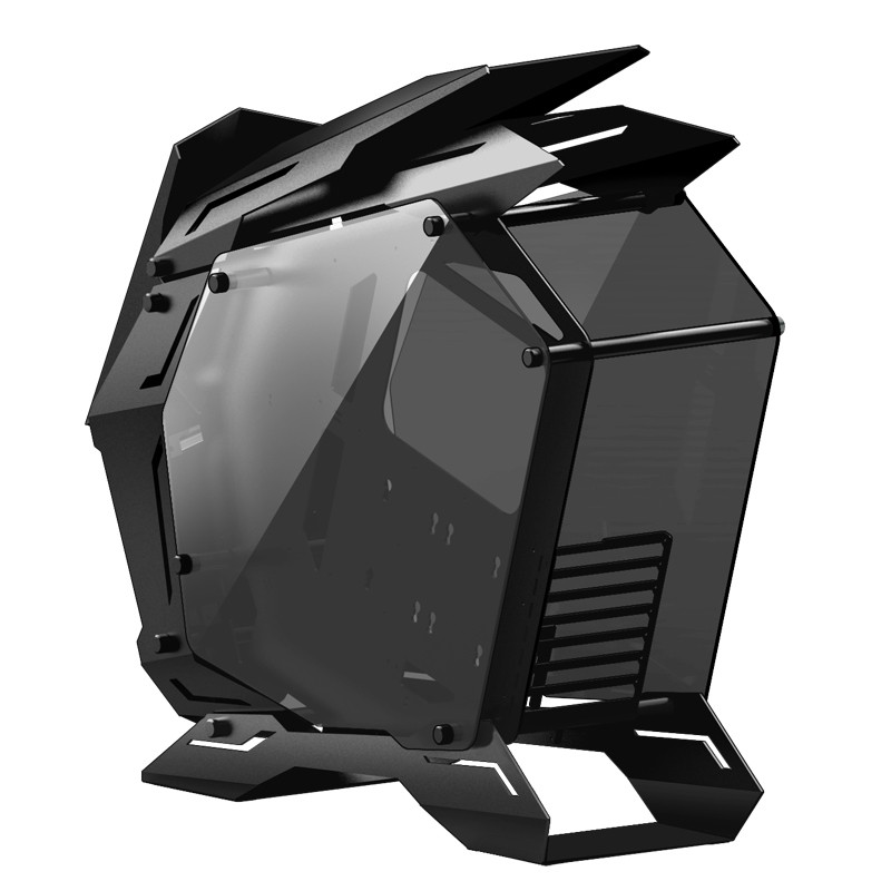 Case Jonsbo MOD3 Big-Tower Showcase Vetro Temperato Nero - Immagine 1