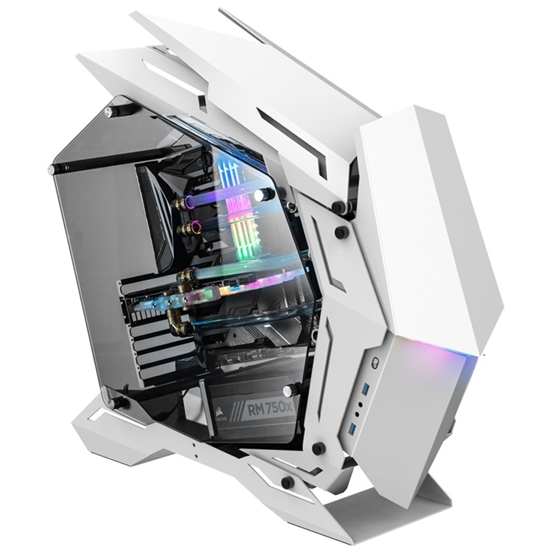 Case Jonsbo MOD3 Big Tower Showcase Vetro Temperato Bianco - Immagine 1