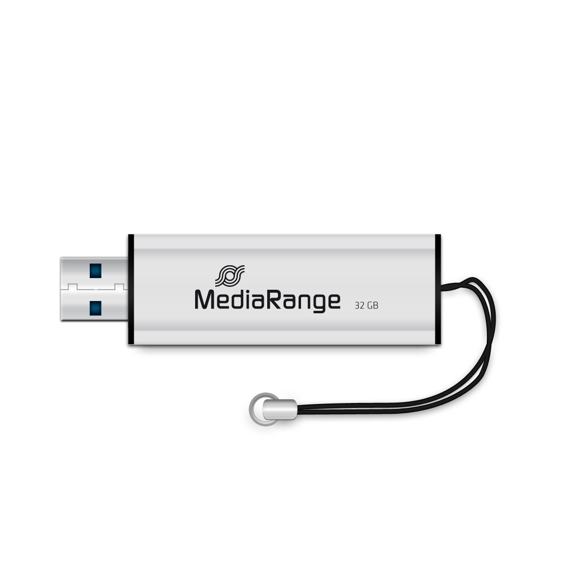 Pendrive MediaRange MR916 32 GB USB 3.2 Nero/Argento - Immagine 1