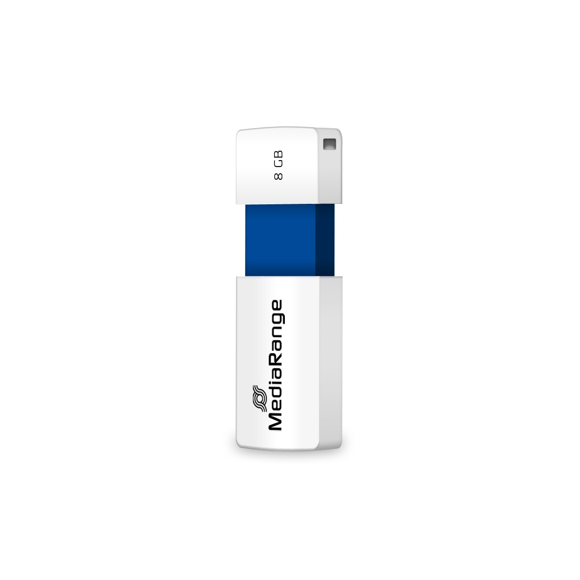 Pendrive MediaRange Color Edition 8 GB USB A 2.0 bianco blu - Immagine 1