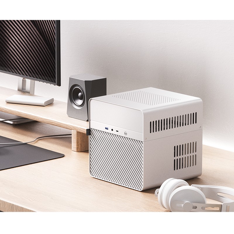 Case Jonsbo N2 Mini-ITX Bianco - Immagine 1