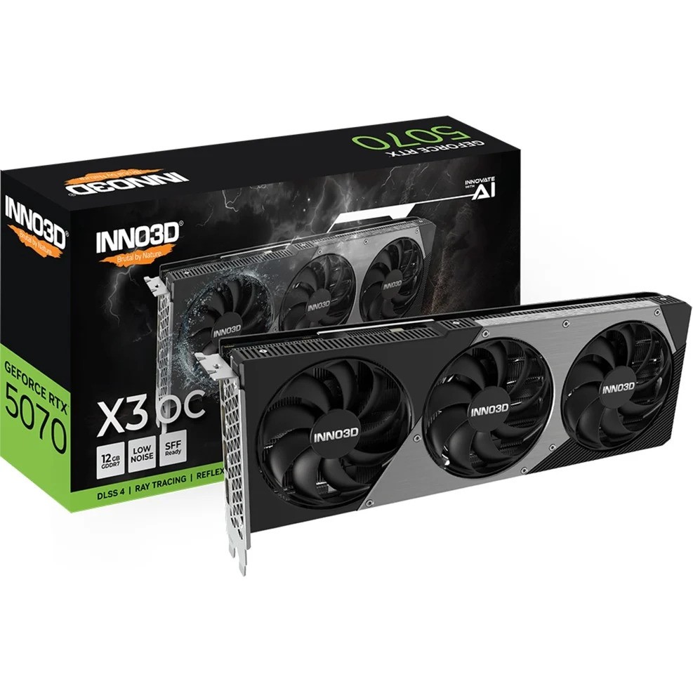 Scheda Video Inno3D GeForce RTX 5070 12GB X3 OC - Immagine 1