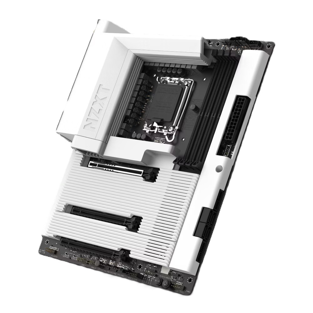 Scheda Madre NZXT N7 Z890 LGA 1851 DDR5 Wi-Fi 6E ATX Bianco - Immagine 1
