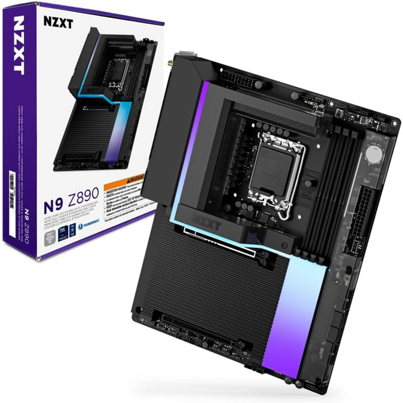Scheda Madre NZXT N9 Z890 Black ATX DDR5 Socket LGA 1851 Nero - Immagine 1