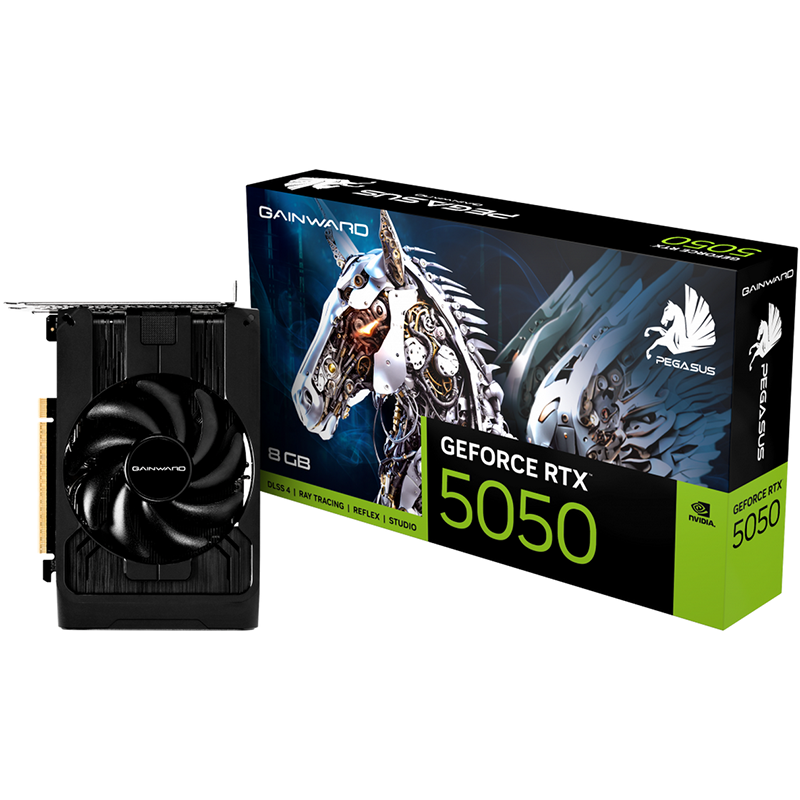 Scheda Video Gainward Nvidia GeForce RTX 5050 Pegasus 8GB GDDR6 Nero - Immagine 1