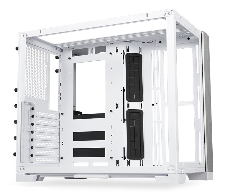 Case Lian Li O11 Dynamic Mini Snow Edition midi-tower Vetro Temperato bianco - Immagine 1
