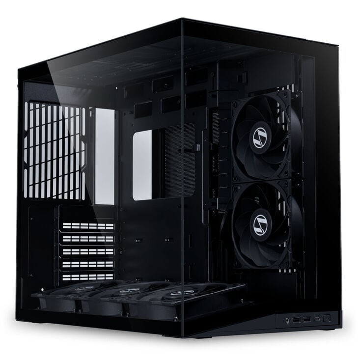 Case Lian Li O11 Dynamic Mini V2 Flow ATX Vetro Temperato Nero - Immagine 1
