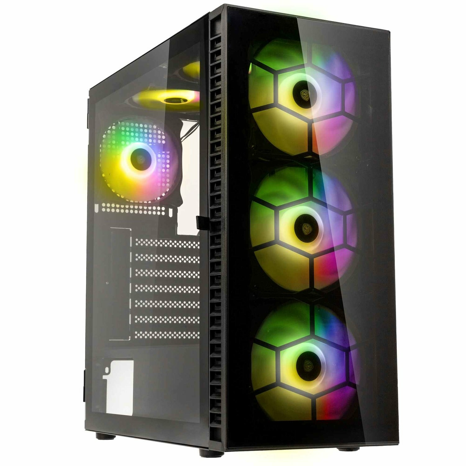 Case Kolink Observatory HF Glass ARGB Midi-Tower Nero - Immagine 1